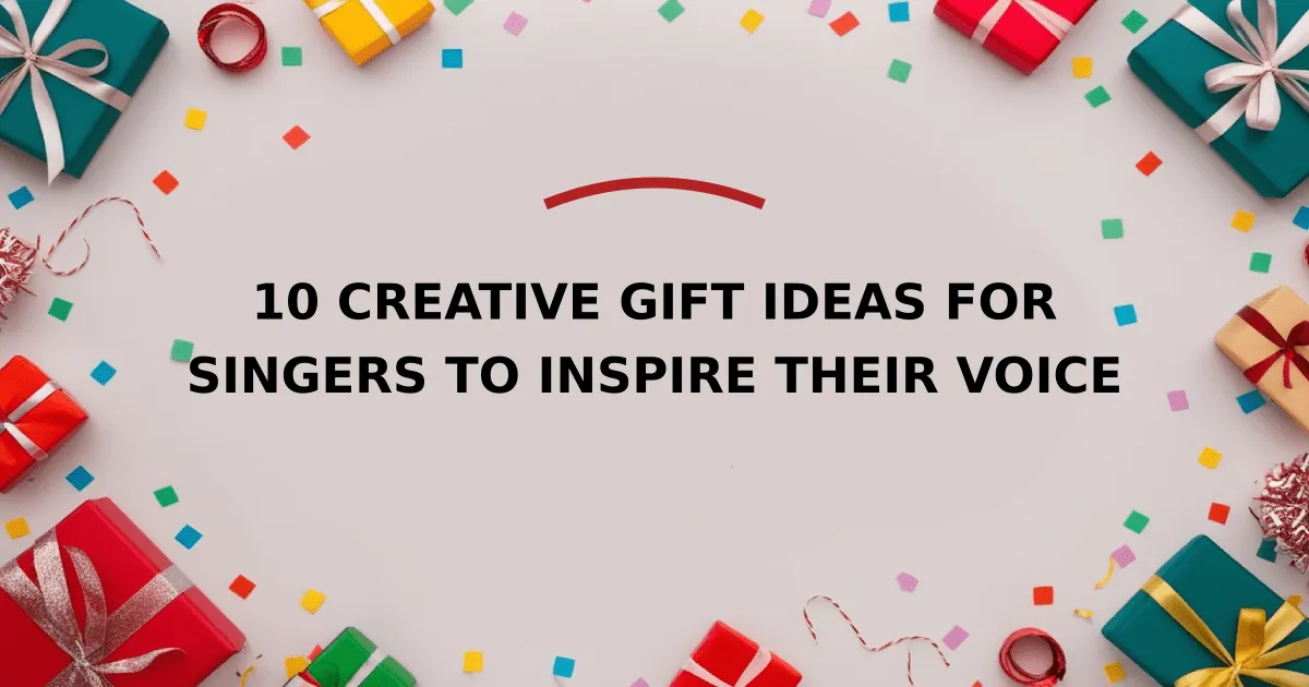 10 Creative Gift Ideas for Singers to Inspire Their Voice